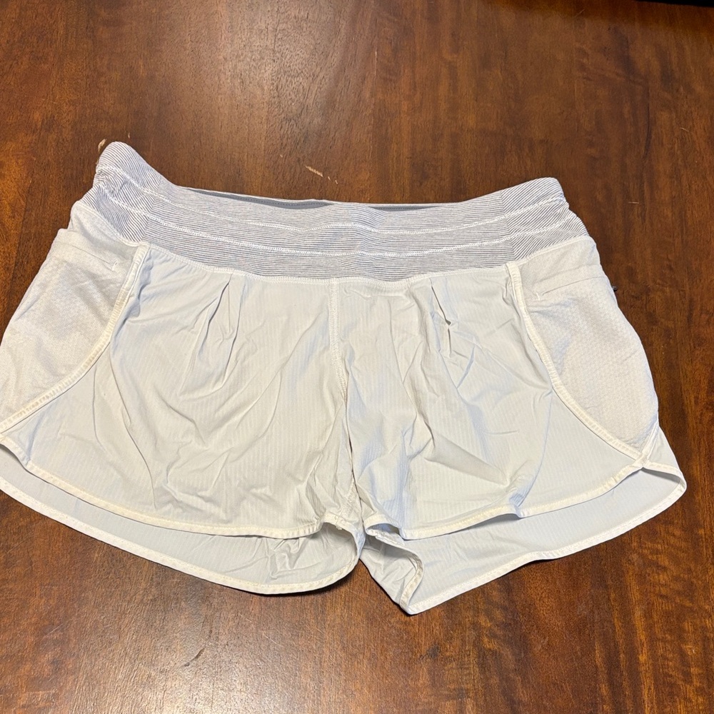 Light Gray Lululemon Shorts